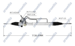 Hydraulic Steering Gear and Rack RHD for TOYOTA AVANZA 1.3CC F601,602 44200-BZ010