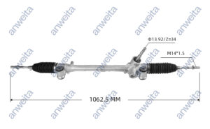 Mechanical Steering Gear Box Assembly RHD for TOYOTA YARIS NCP90 45510-52040