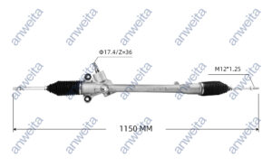 Manual Steering Rack and Pinion RHD for TOYOTA AVANZA 2011- 45510-BZ120