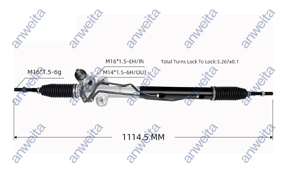 Power Steering Gear Box Assembly LHD for HYUNDAI SANTAFE 2.7 57700-2B000