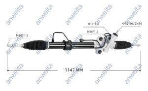 Hydraulic Power Steering Rack and Pinion RHD for MITSUBISHI L200 KB5T 4WD L200 TRITON 4×4 PAJERO SPORT,PLUS MR333501