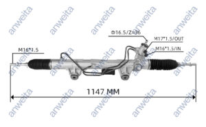 Power Steering Gear Box Assembly LHD for TRITON 2015 PAJERO SPORT 4410A603/55270329
