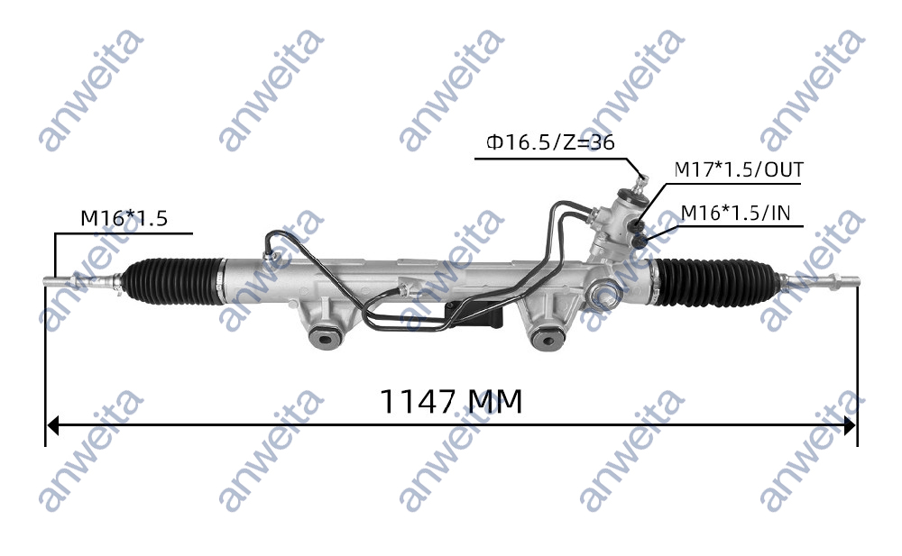 Power Steering Gear Box Assembly LHD for TRITON 2015 PAJERO SPORT 4410A603/55270329