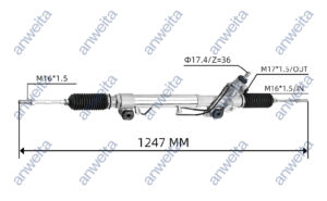 Power Steering Gear Box Assembly LHD for PRADO 2700/4000 2009-2017 44200-60230