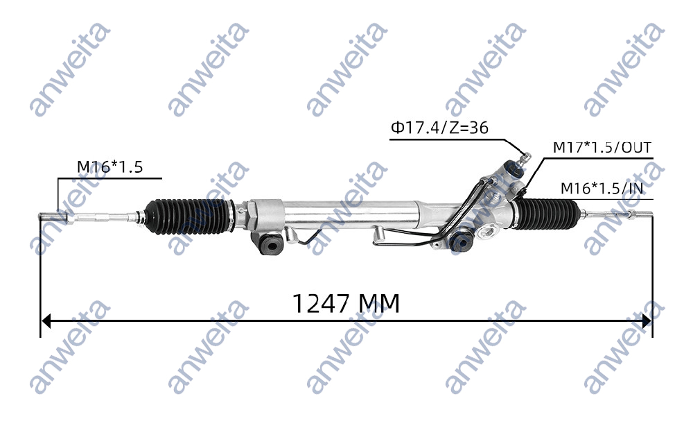 Power Steering Gear Box Assembly LHD for PRADO 2700/4000 2009-2017 44200-60230
