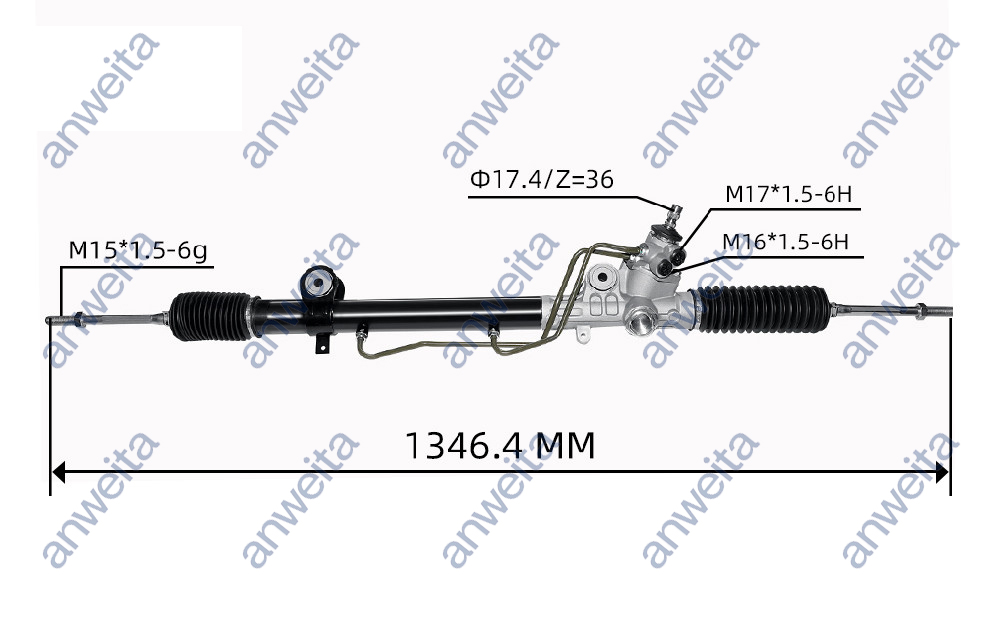Hydraulic Power Steering Rack and Pinion for LHD TACOMA 2WD 2005- 44250-04020