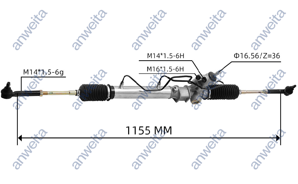 Power Steering Gear Box Assembly LHD for HIACE 1989-2006 44250-26350/44250-26050