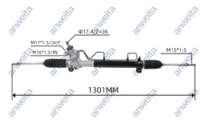 Hydraulic Power Steering Rack and Pinion for LHD CAMARY 1992-2002 44250-33023