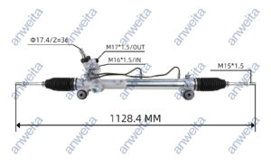 Power Steering Gear Box Assembly LHD for CAMARY ACV 2002-2006 44250-33330/44250-06270