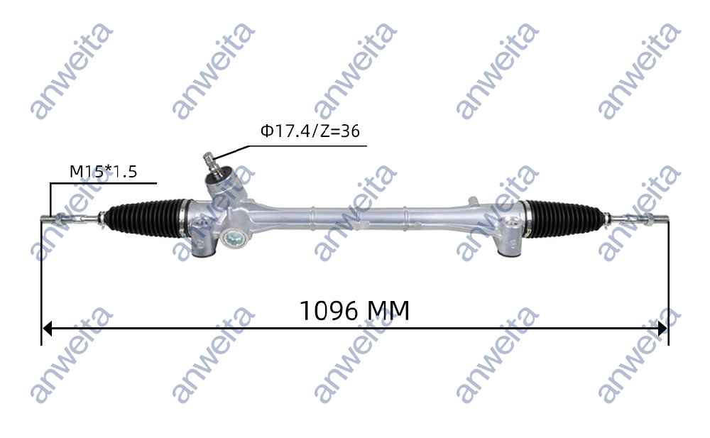 Mechanical Steering Gear Assembly LHD for COR0LLA 2007-2013 45500-02130/45500-02300