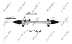 Manual Steering Rack and Pinion LHD for COR0LLA 2008-2013 45510-02170/45510-02150