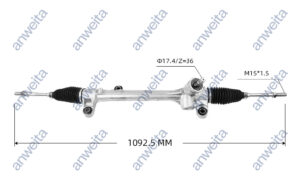 Manual Steering Rack and Pinion RHD for COROLLA ALTIS 2013- NDE170,NZE170,ZRE17*,ZZE172 45510-02600