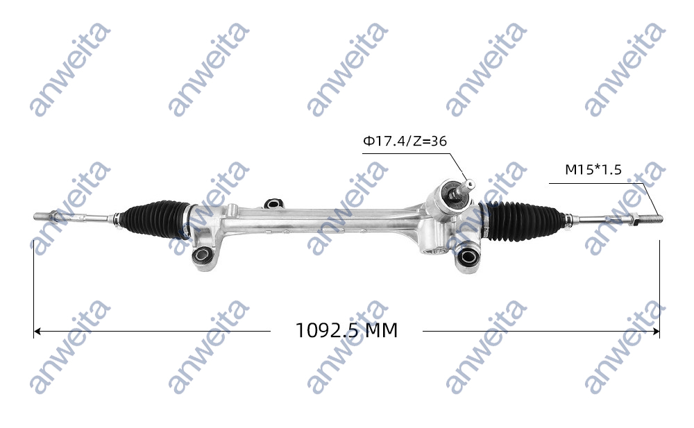 Manual Steering Rack and Pinion RHD for COROLLA ALTIS 2013- NDE170,NZE170,ZRE17*,ZZE172 45510-02600