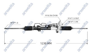 Power Steering Gear Box Assembly LHD for ELANTRA 2000- AVANTE XD 2000- 57700-2D000