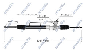 Power Steering Gear Box Assembly LHD for KIA BONGO 3 2006-2016 57700-4E040/57700-4E000